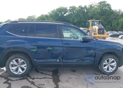 2020 Volkswagen Atlas 3.6L V6 Se/3.6L V6 Se W/Technology R-Line z USA, uszkodzony, nr VIN 1V2LR2CA3LC504532